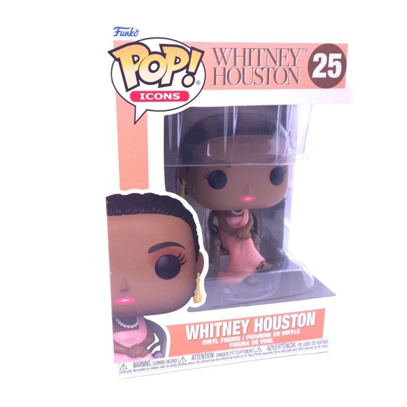 Funko POP! Whitney Houston 25 Icons Vinyl Figure New Sealed with Protector - Picture 2 of 11